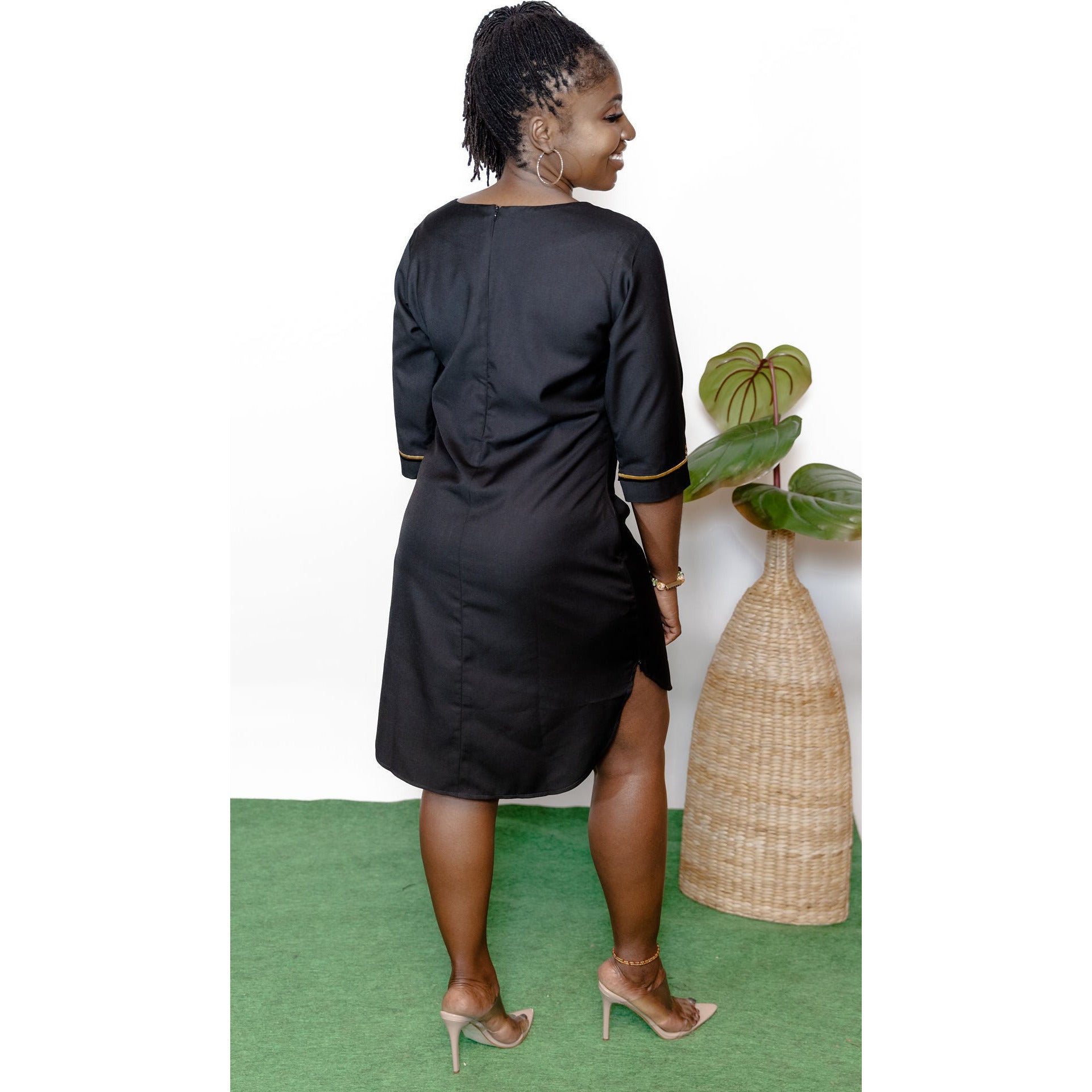 Black lady of Wakanda flex dress