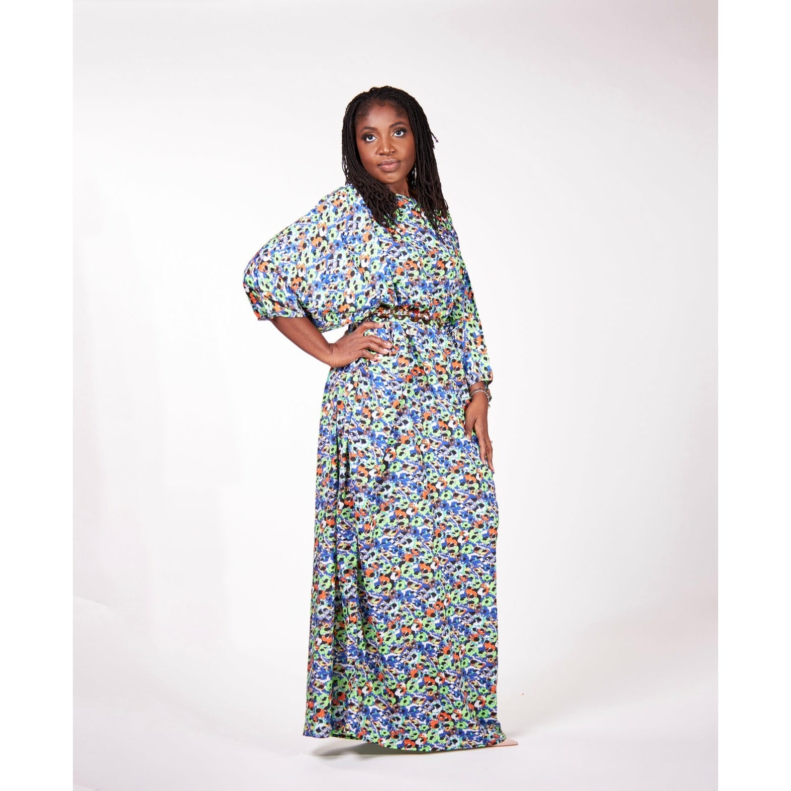 Slit Neck Luxury  Kaftan ( One size fits most)