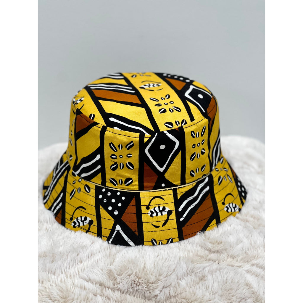African Print bucket hat ( Adinkra 2)