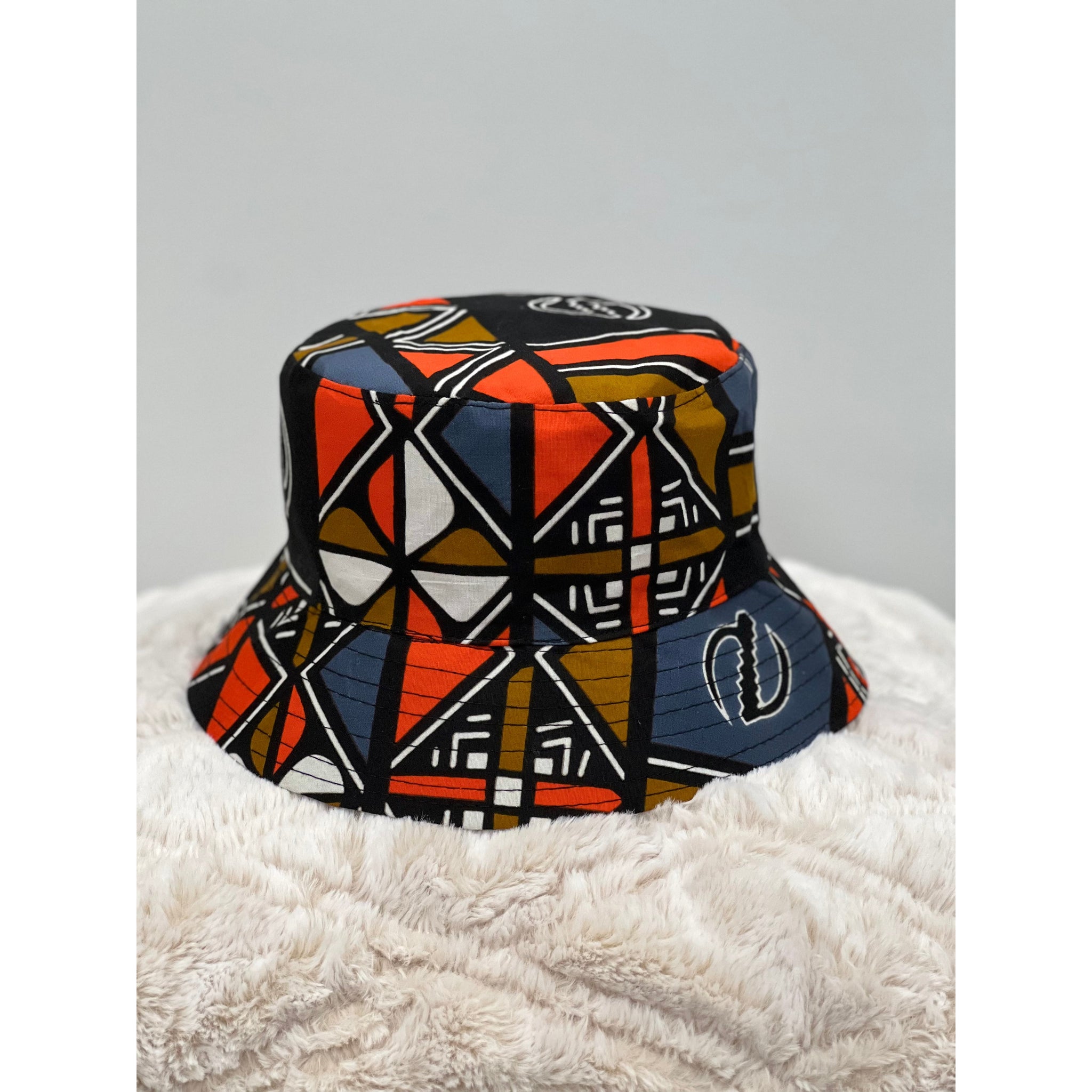 African Print bucket hat ( Adinkira 1)