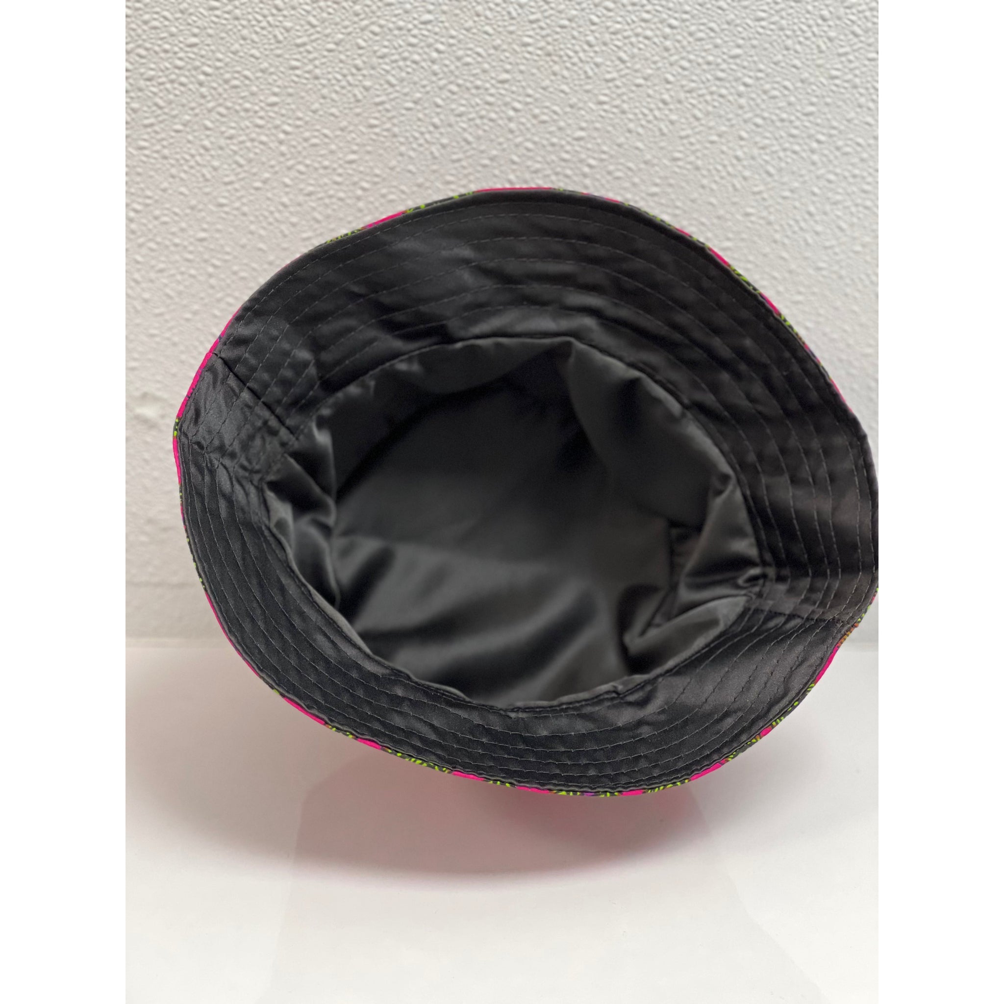 African Print Bucket Hat (Pink)