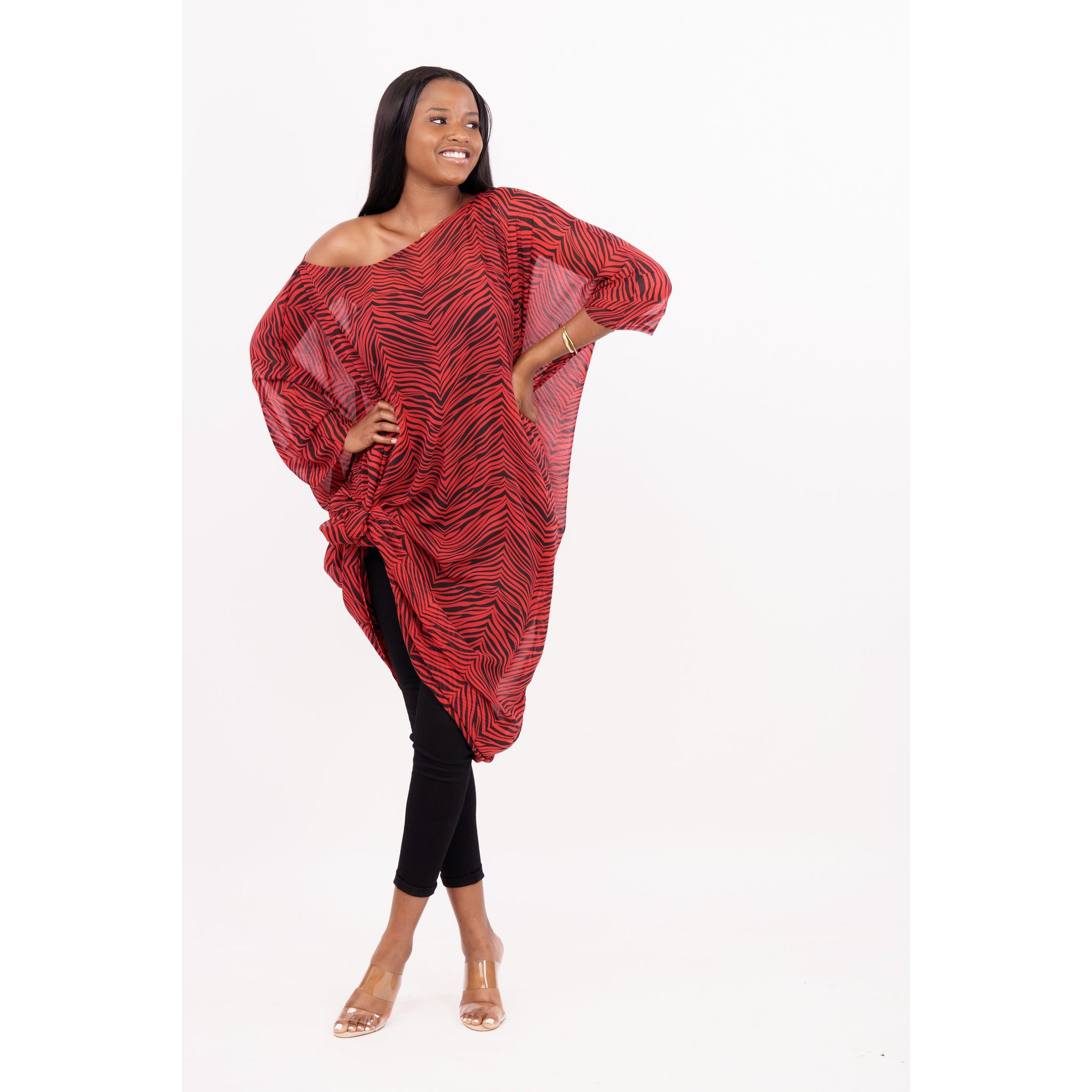 Boat Neck Luxury Handmade Kaftan (Two sizes)