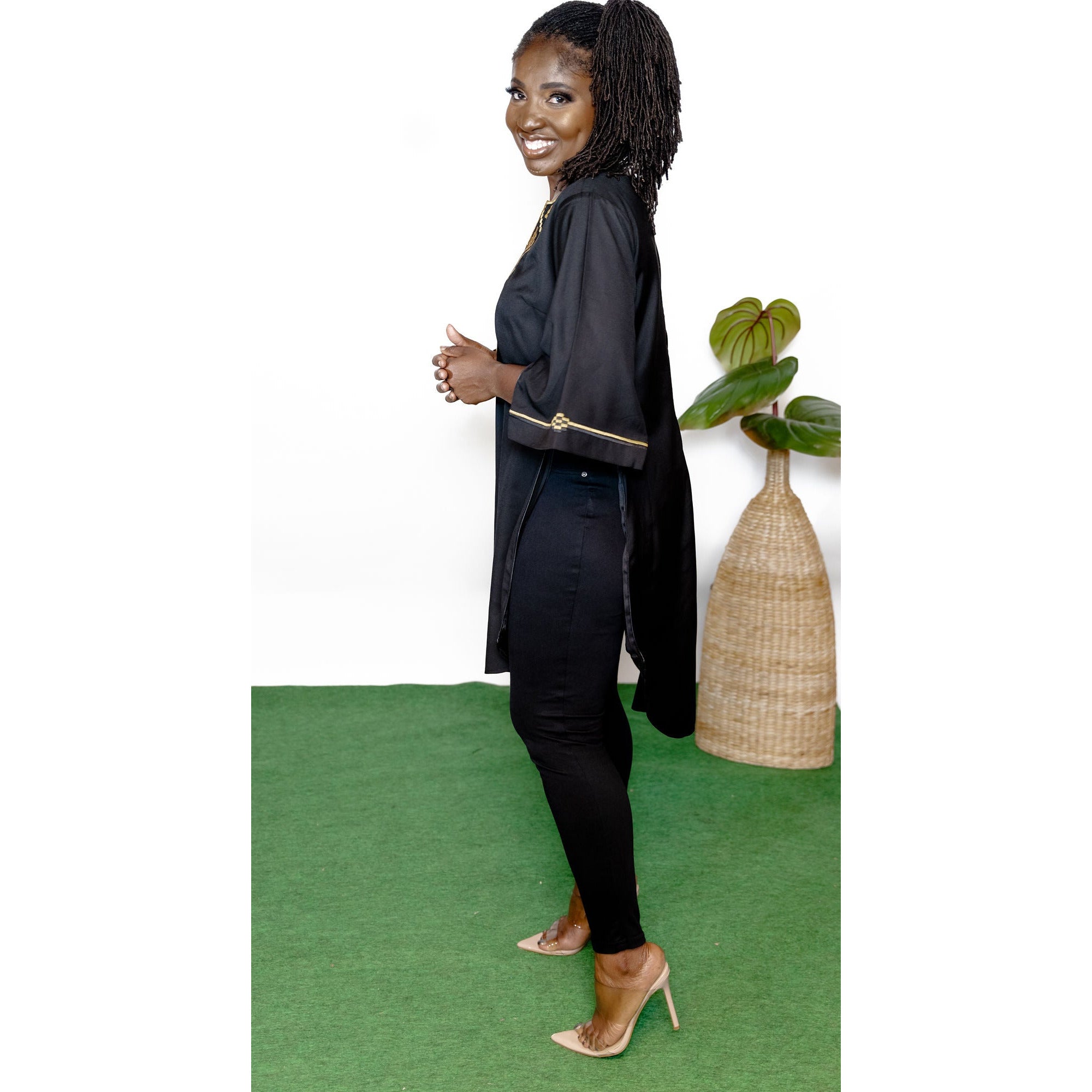 Black lady of Wakanda flex dress