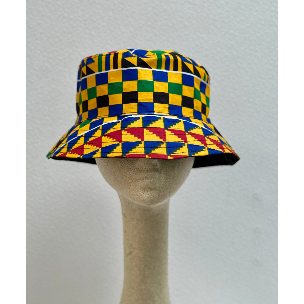 African Print Bucket Hat (Pink) Small ( Head Circumference 21 inches)