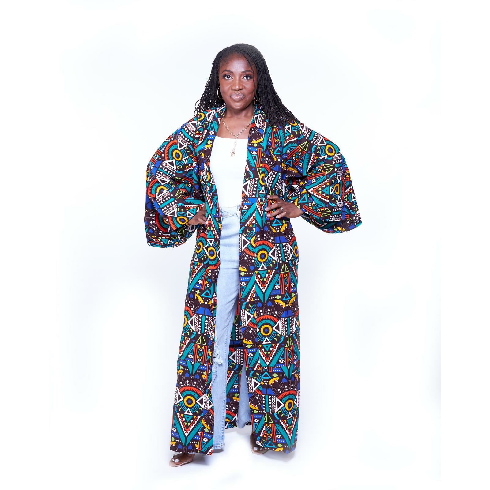 Zuri African Kimono Jacket