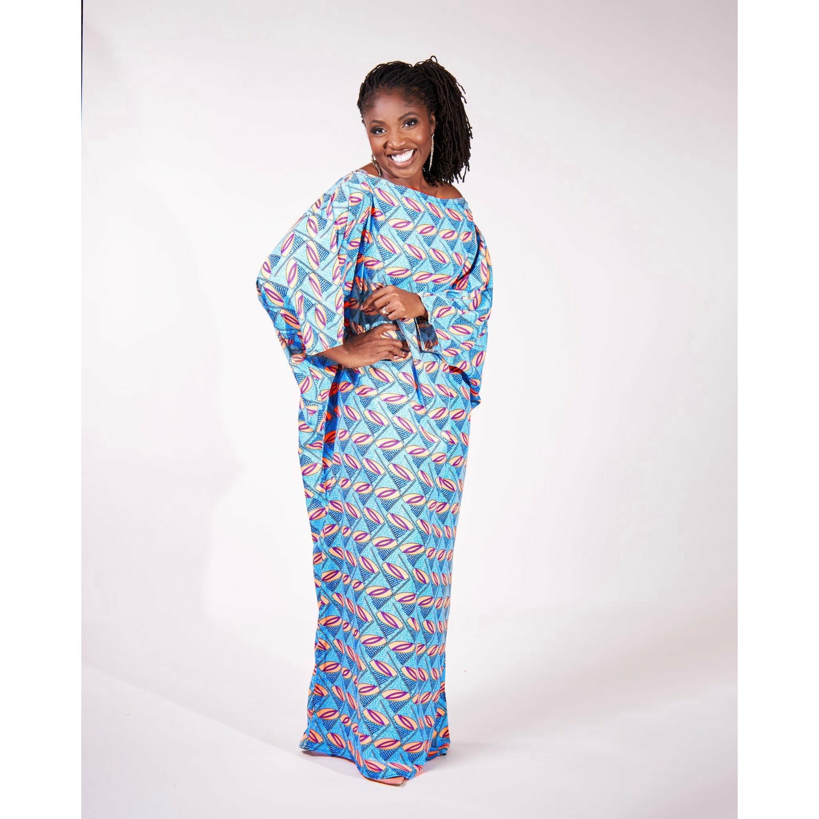 Slit Neck Luxury  Kaftan ( One size fits most)