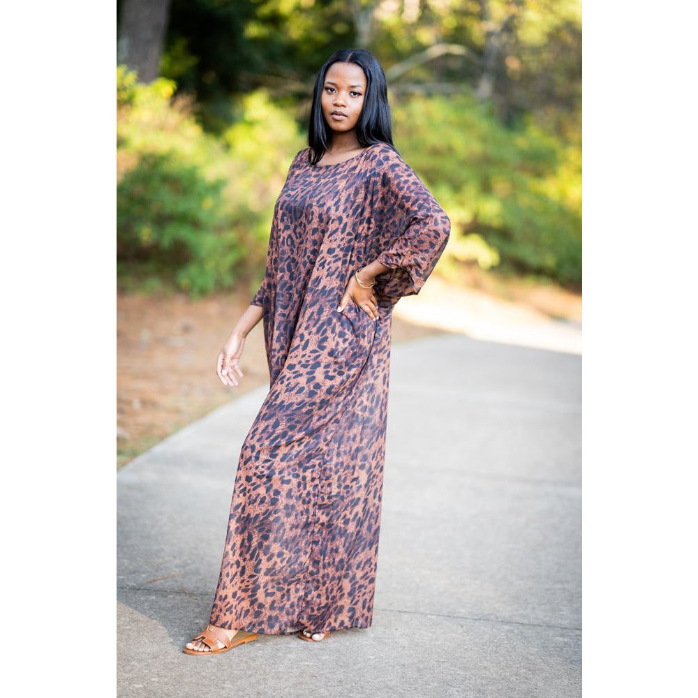 Boat Neck Luxury Handmade Kaftan (Two sizes)