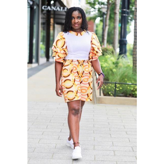 beautiful African print romper