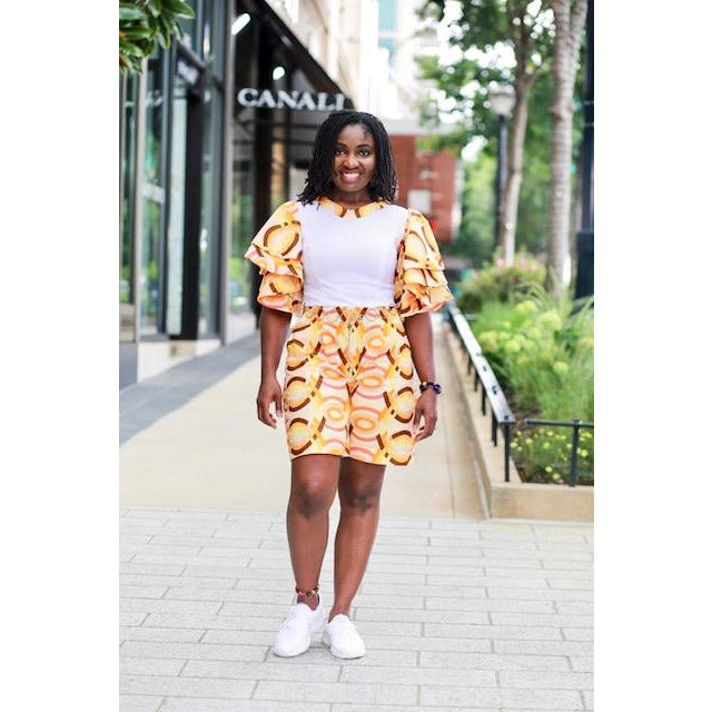 beautiful African print romper