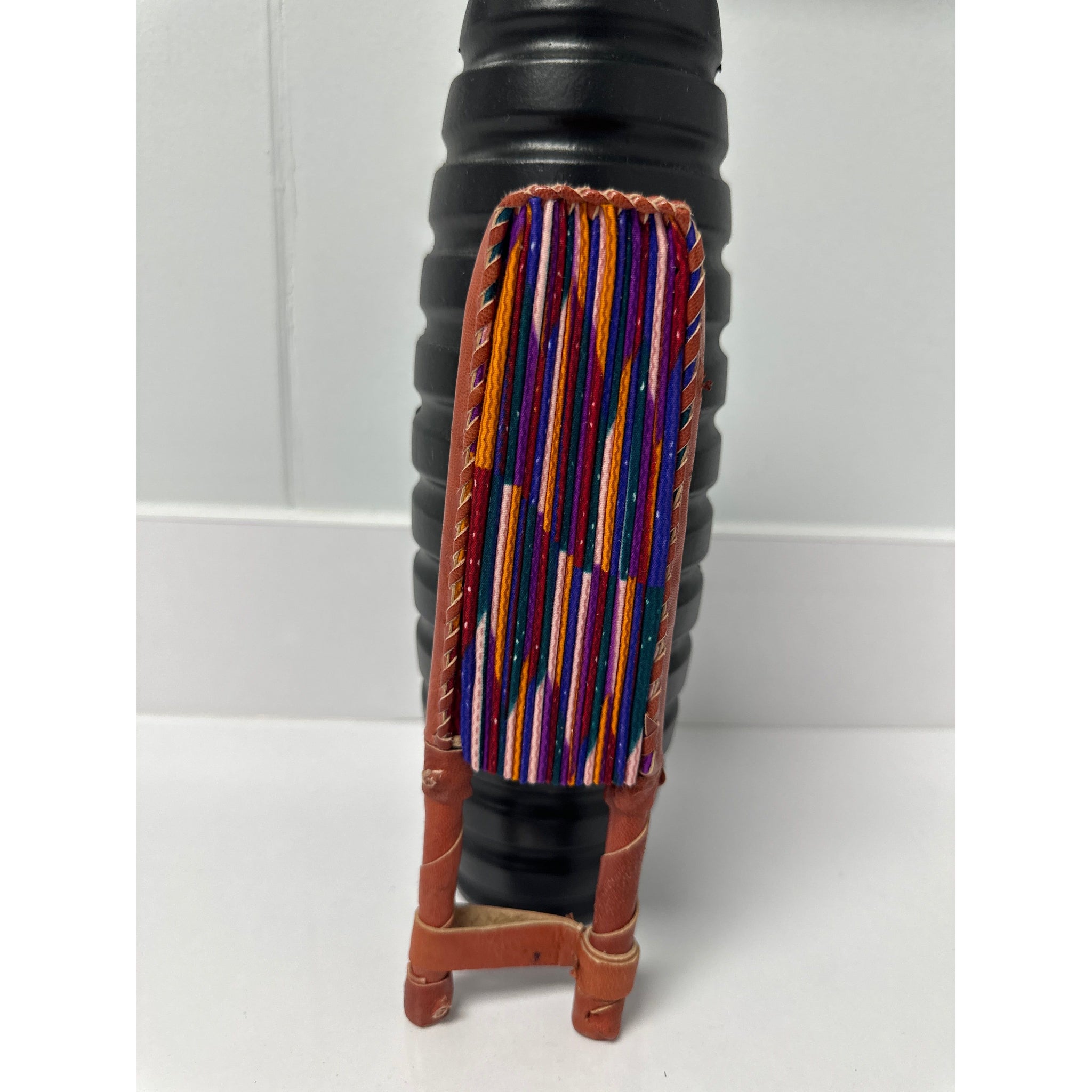 Akua African Print Wooden Handle Handbag & Folding Fan