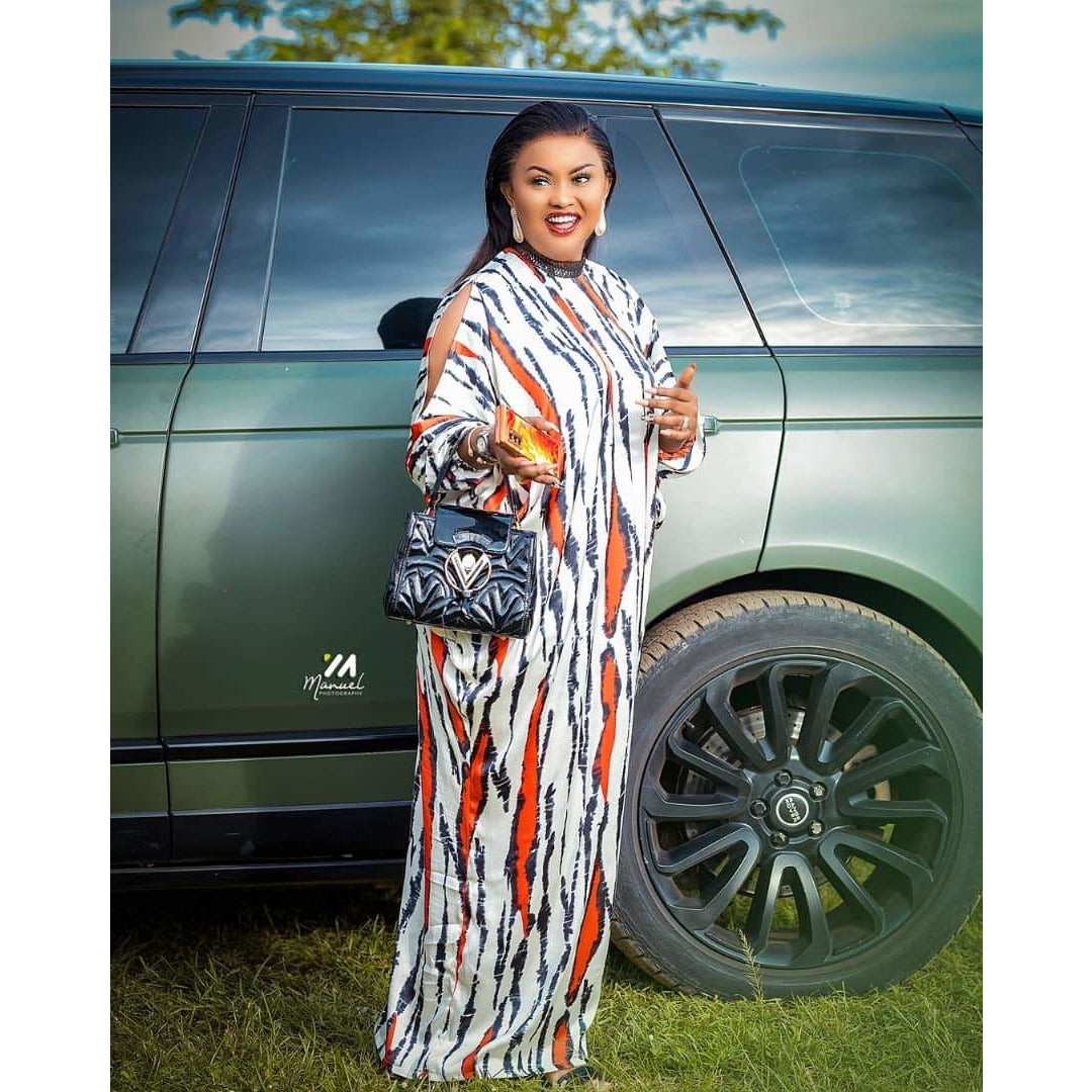 High Neck luxury Kaftan (One size fits most)