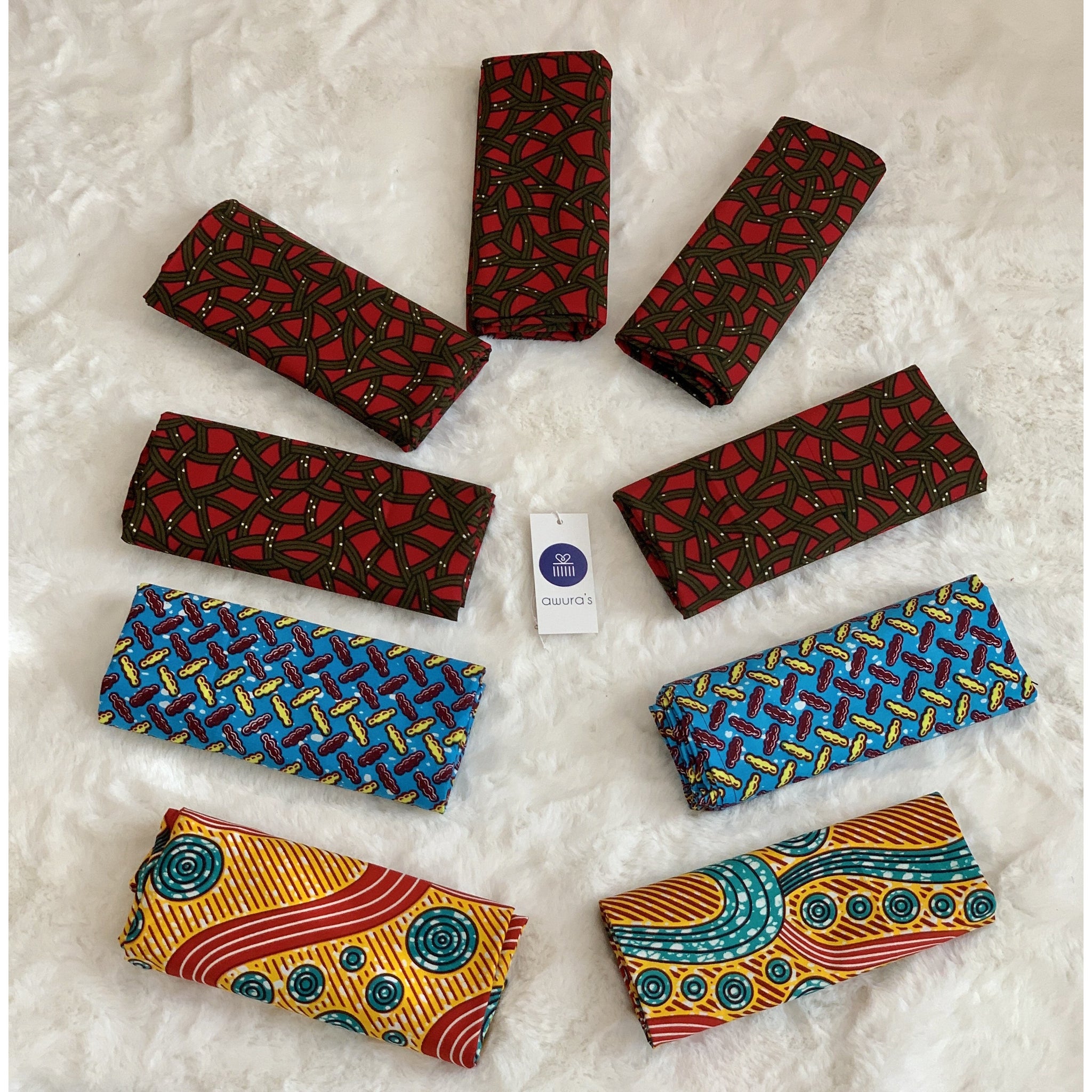 African Fabric Pencil Pouch for Women
