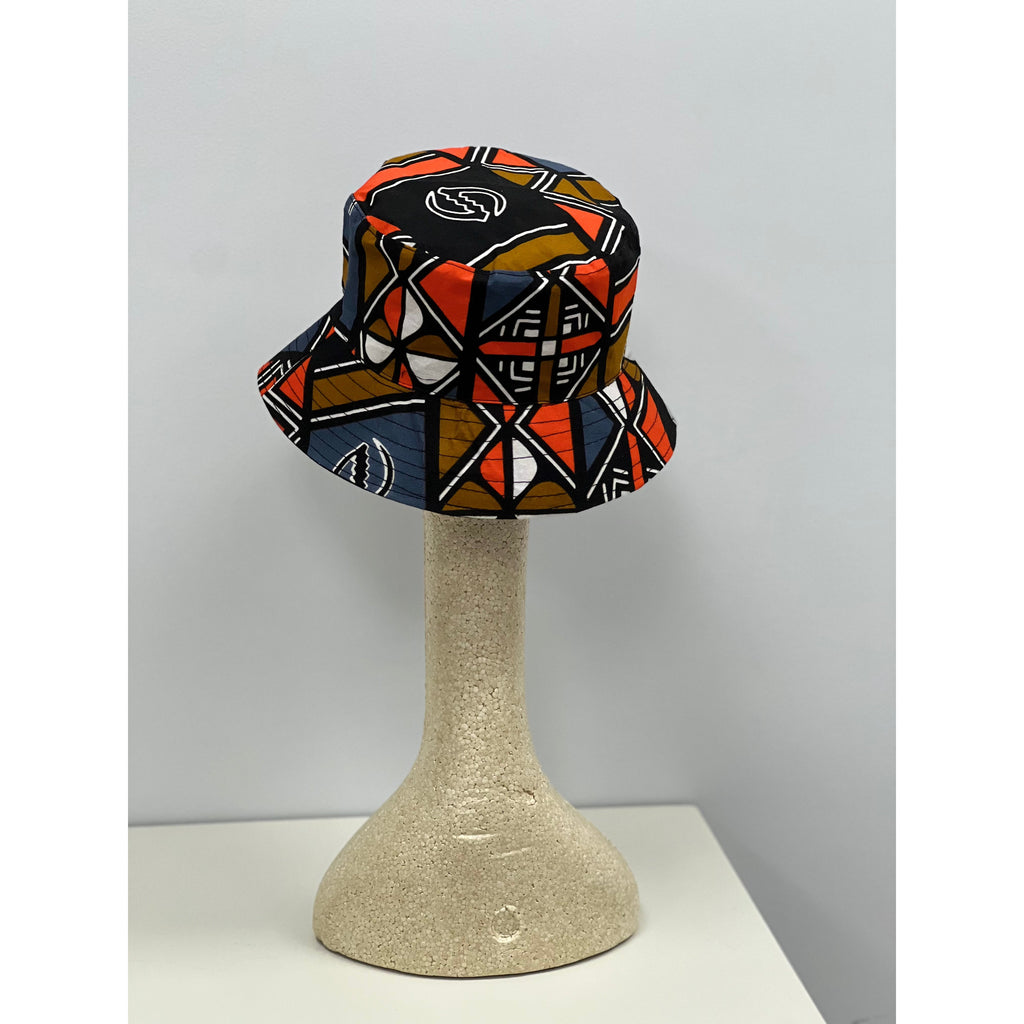 African Print bucket hat ( Adinkira 1)