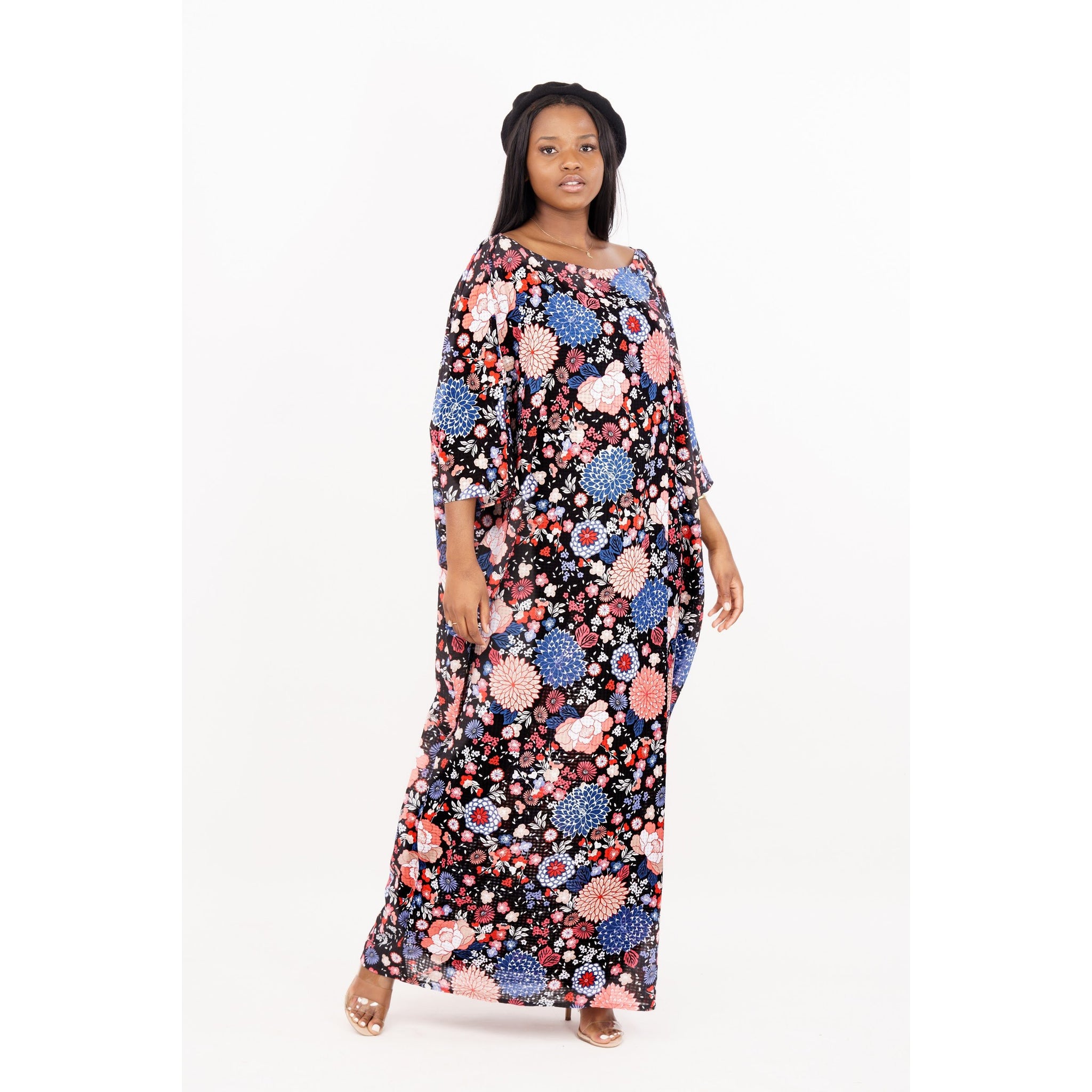 Boat Neck Luxury Handmade Kaftan (Two sizes)