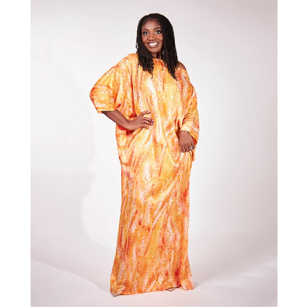 Slit Neck Luxury  Kaftan ( One size fits most)
