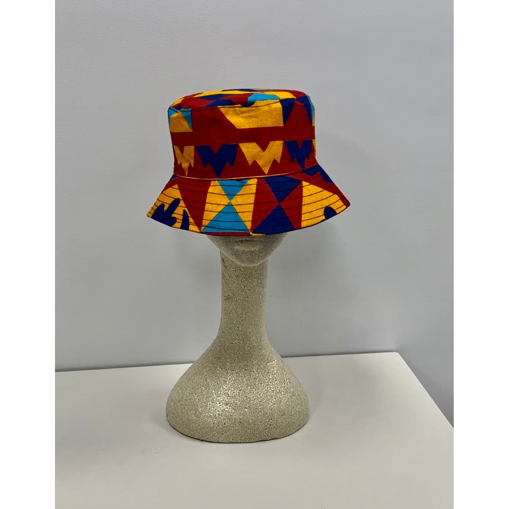 African Print Bucket Hat (Pink) Small ( Head Circumference 21 inches)