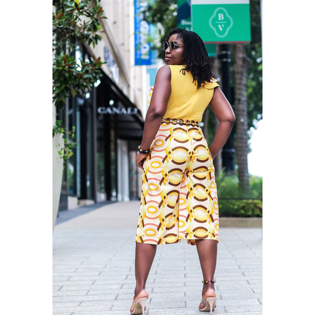 Asantewaa African Print Jumpsuit