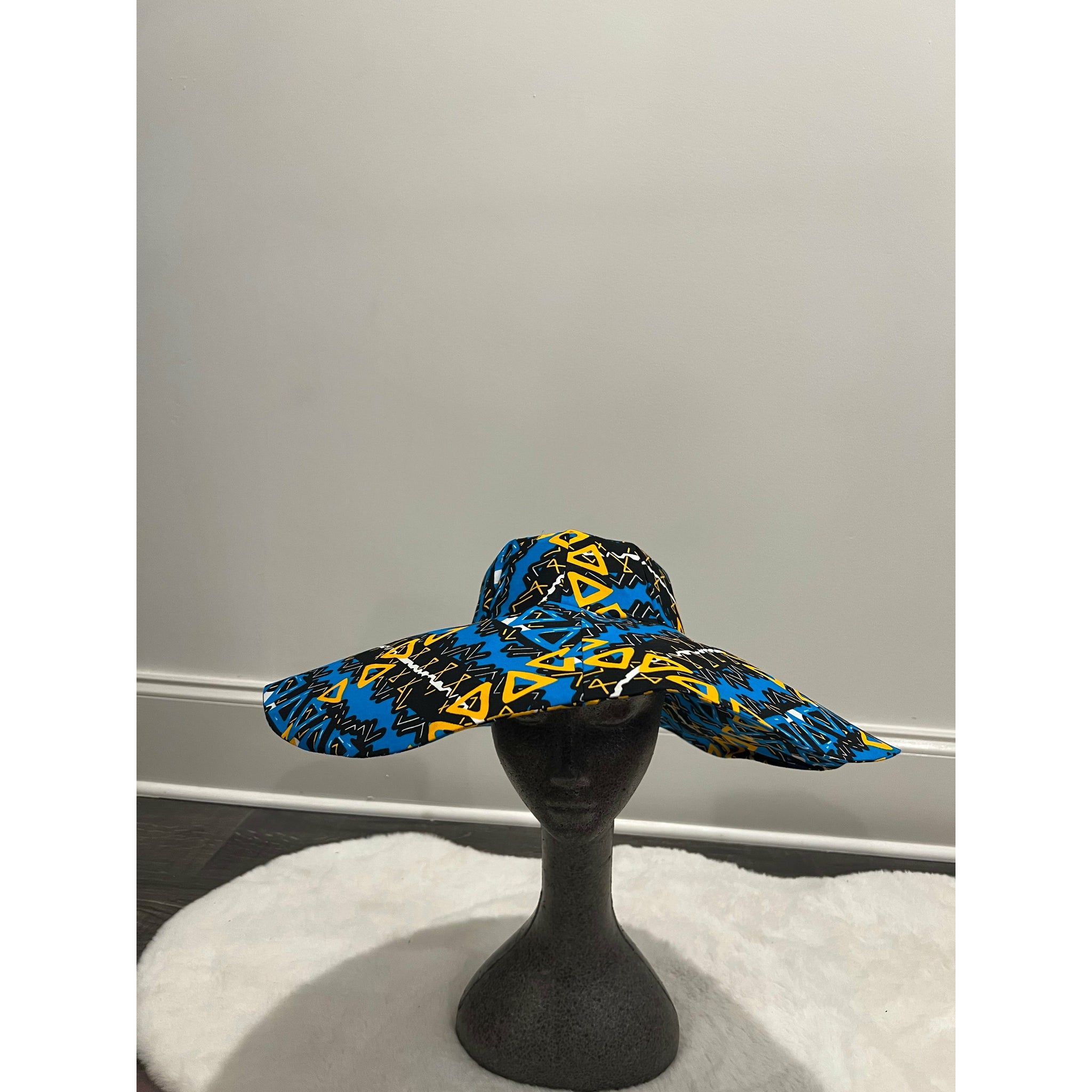 African Print Summer/beach hat – Awura's Wardrobe