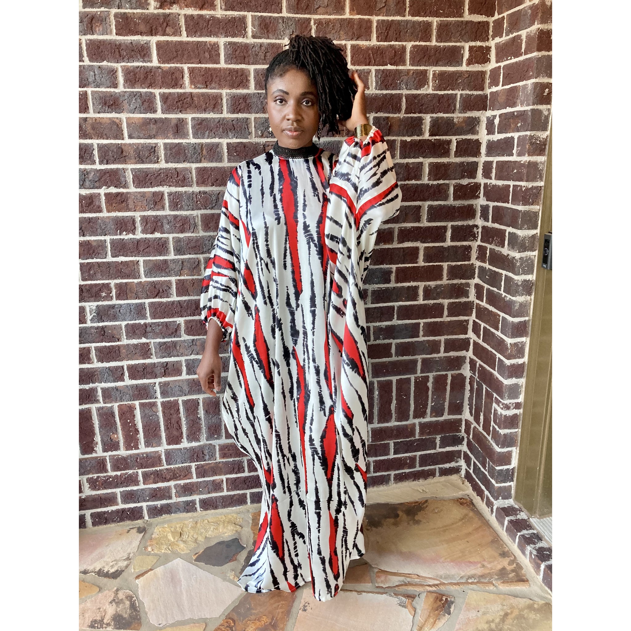 High Neck luxury Kaftan (One size fits most)