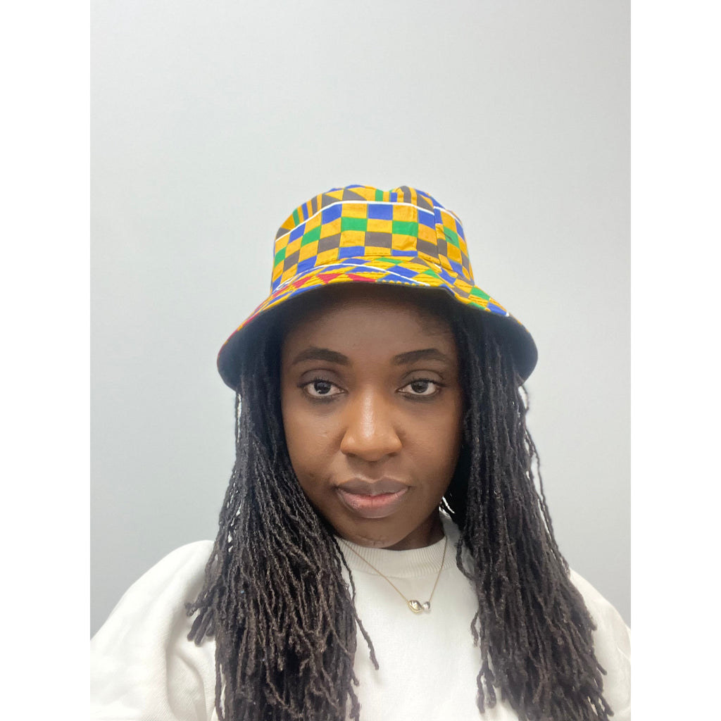African Print bucket hat (Kente 1)