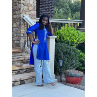 Blue Lady of Wakanda flex dress